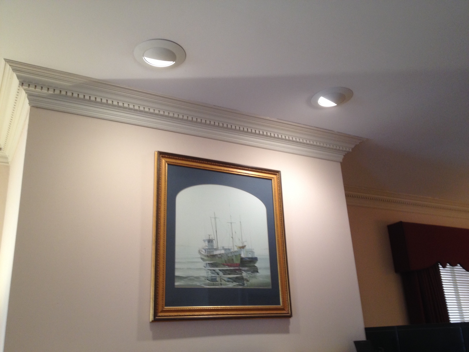 The Fireplace Painting